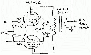 Fixed-bias Class-AB1 circuit