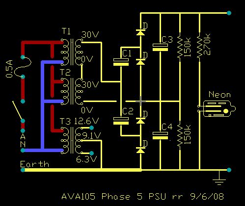 Phase 5 PSU circuit