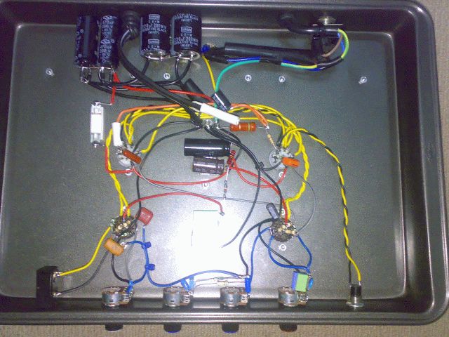 Under chassis wiring