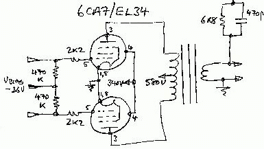 Fixed-bias Class-AB1 circuit