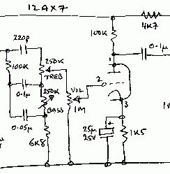 Fender tonestack circuit